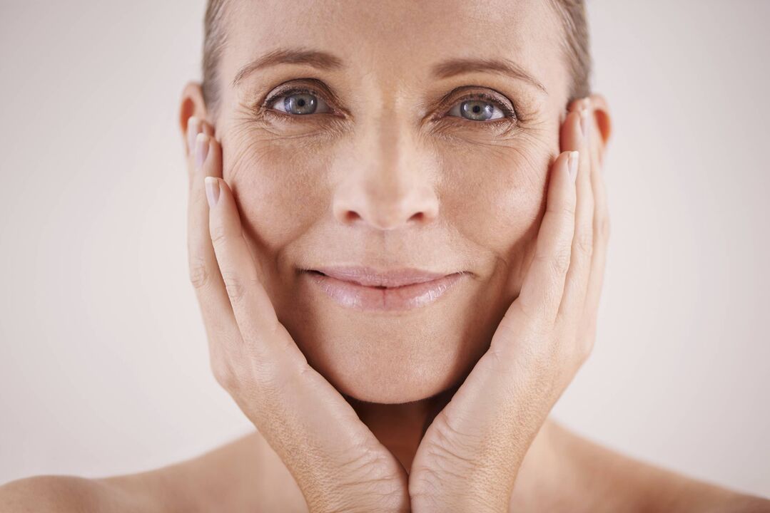 Facial wrinkles and their removal with ZXCVNMQWORTR cream
